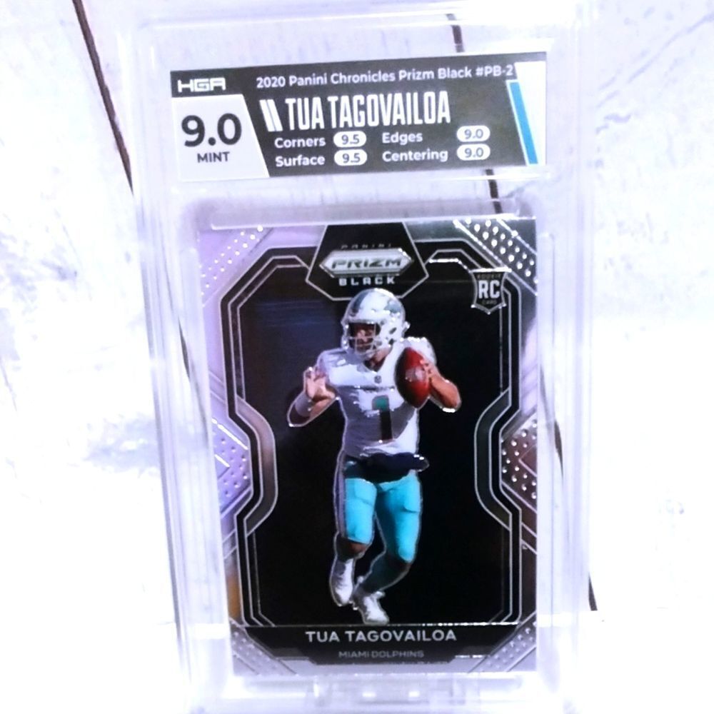 2020 Chronicles Prizm Black Tua Tagovailoa #PB-2 HGA 9.0 Mint